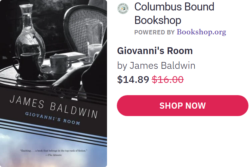 Giovanni's Room by James Baldwin